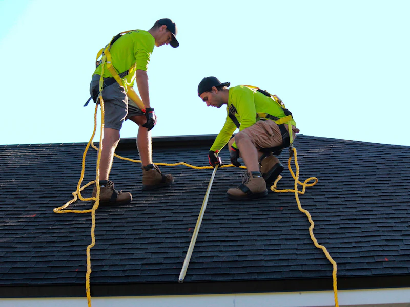 Roof surface prepared for waterproofing treatment
